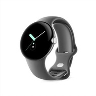 Google - Pixel Watch 藍牙/Wi-Fi 拋光銀色不鏽鋼錶殼/炭灰色活動錶帶 (平行進口)