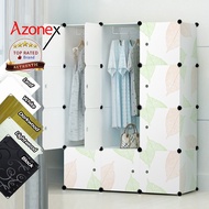 ✵ Wardrobe Almari Baju  Rak Baju Cloth Storage Rack Cabinet 8 - 12 Cube Clothes Organization TC