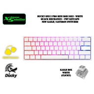 Ducky One 2 Pro Mini White Edition - 60% Mechanical Keyboard | Quack Mechanics | Kailh / Gateron Swi