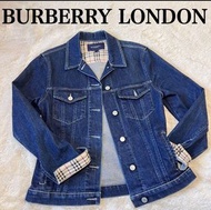 女40號／日本二手近新品／BURBERRY LONDON／ 女神牛仔外套