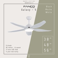 [INSTALLATION] - FANCO GALAXY - 5 38 / 48 / 56 Inch DC Motor Ceiling Fan with 3 tone LED Light and Remote Control