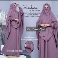 GAMIS SET KHIMAR HIJAB JILBAB CADAR SYARI SINDORO GAMIS JUMBO TERBARU BAHAN WOLFISH PREMIUM ADEM JAT