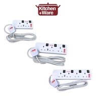 MGM 2/3/4 Power Extension Socket (3 Meters) / Extension Cord / SIngapore Brand with Singapore Safety