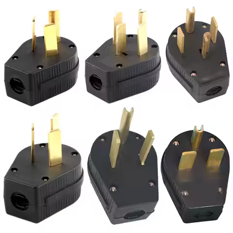 1pcs 30A 50A UL America Wire Industry Connector NEMA 5-50 6-50 10-50 6-30 14-30 14-50R 14-50P US RV 