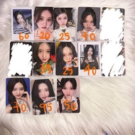 IVE 小卡 特典 Yujin Gaeul Rei Wonyoung Liz Leeso 秋天 李瑞 After Like Love Dive Eleven I am Season’s Greetin