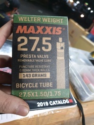 BAN DALAM MAXXIS 27.5 x 1.50 1.75 PENTIL PRESTA KECIL SEPEDA MTB