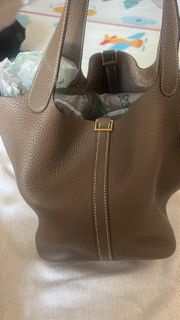 Hermes p22 大象灰金扣