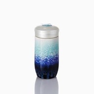 乾唐軒活瓷 雪晶隨身杯 小 / 單層 / 綠紫色 350ml