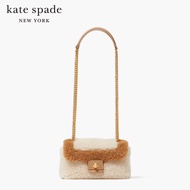 KATE SPADE NEW YORK EVELYN FAUX SHEARLING SMALL SHOULDER CROSSBODY K9991 กระเป๋าสะพายข้าง