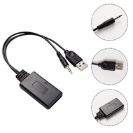 Car Bluetooth Cable AUX Wireless Audio Receiver Adapter USB Bluetooth 3.5MM E9P0