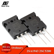 100Pcs 50คู่2SA1943 2SC5200 TO-3PL ( 50Pcs A1943 + 50Pcs C5200 ) NPN PNP Toshiba High Power Amplifie