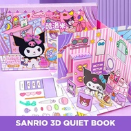 NEW Sanrio 3D Quiet Book/ Sanrio DIY Scene/ Kuromi 3D Quiet Book/ My Melody 3D Quiet Book/ Hello Kit