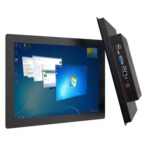 17/19/21.5 Inch Resistive Touch Screen Embedded Panel PC i7-6500U 4GB RAM 128GB SSD 12"15" CNC Machi