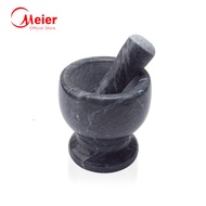 Meier Stone Mortar With Pestle Exquisite Thick Texture Beautiful Mold-Free Durable marble martar