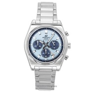 Casio Edifice Analog Standard Chronograph Stainless Steel Blue Dial Quartz EFB-730D-2BV 100M Mens Wa