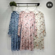 Tunik sifon import motif bunga
Kode: #874