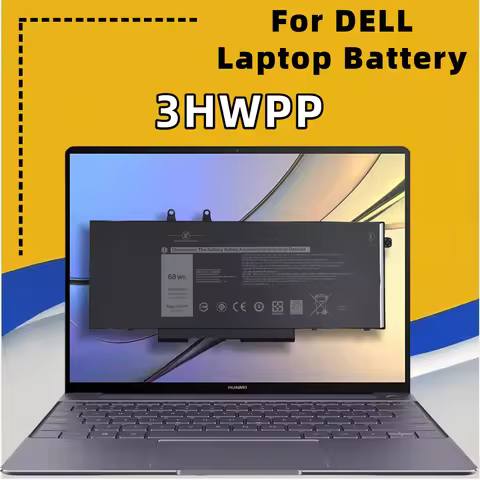 NEW Battery 3HWPP 68Wh Laptop Battery For DELL Latitude 5410 5511 3541 5401 5501 5411 Series 7706 2-