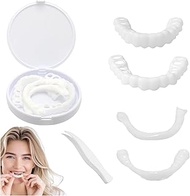 1Set Teeth Cover for Men Dental Care Kit Fake Cosmetic Teeth Molar Orthodontic Dentures Smile Snap T