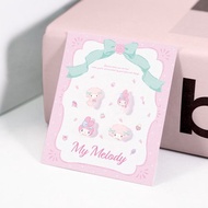 My melody系列-美樂蒂造型耳環組-美樂蒂與彼安諾款