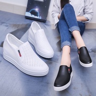 Giày sneaker nữ độn đế lỗ thoáng khí form nhỏ hơn 1 size C46