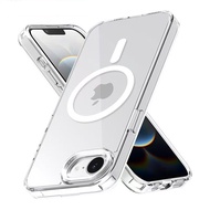 17E Luxury Magnetic Case For iphoner 17E 16E for Magsafe Shockproof Protector Hard Clear Acylic Cove