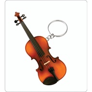 violin shape pocket keychain 2d flute trumpet timpani trombone clarinet cello