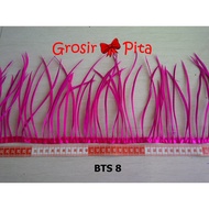 (1Yard) Bts 8th Biots Feather | Decorative Feather | Craft Material Shop | Wholesale Ribbon