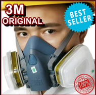 Masker 3M 6200 Original Masker Gas Respirator Original 3M 6200 Half Facepiece Half Gas Mask Medium M