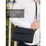 elecom日本索尼A7單反相機包單肩包單反休閒防水包佳能尼康斜挎攝影包微單包便攜收納包 jQ7S~優品鋪