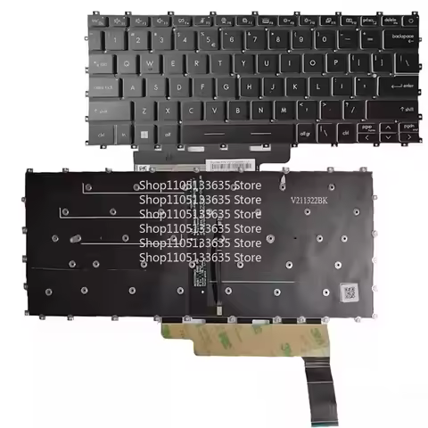 New for MSI Modern 14 C11M MS-14J3 C5M C7M MS-14JK Laptop US keyboard backlit