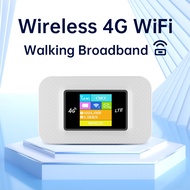 4g Plug-In Card wifi Wireless Router In-Line SIM Card 150Mbps Portable Internet Screen Display 3,000mA Lithium Battery Support Asia Africa Europe LTE Network International Version