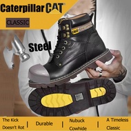 Caterpillar Safety boots for men CAT Steel toe boots Leather Protective Shoes
