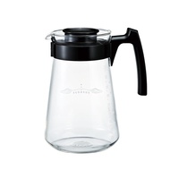 HARIO Pegasus Server 1000, Microwave Safe, 1000ml, Designed for 2 to 8 Cups, Black, Made in Japan, M