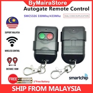 BMS AUTO GATE DOOR REMOTE CONTROL SMC5326 330MHz 433MHz WIRELESS REMOTE CONTROL