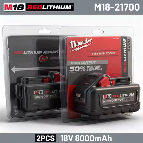 100% original Milwaukee M18 XC 18V 8.0Ah, for Milwaukee tool Rechargeable battery 18V 48-11-2830 073