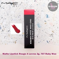 M.A.C-Retro Matte Lipstick Rouge A Levres 3g 707 Ruby Woo Mac Long-Lasting