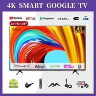 UHD 4K Smart TV 32 Inch 43 Inch 55 Inch Android TV Google TV Digital TV Netflix Youtube Google Play