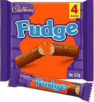Cadbury Milk Chocolate Fudge Bar, 88 g (Pack of 4 Bars)