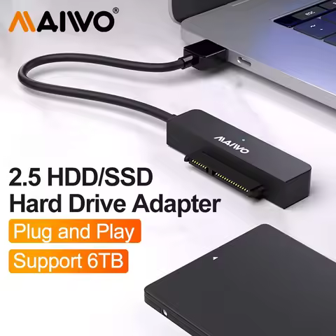 MAIWO USB3.0 2.5" External Storage HDD Case SATA 5Gbps 2.5 Inch HDD SSD Hard Drive Disk Box for PC L
