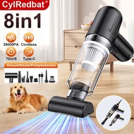 CylRedbat 8 in1 Wireless Blower Vacuum Cleaner 70000RPM Air Duster 29000Pa Cordless Car Vacuum Clean