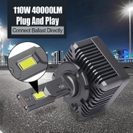 Carshark D1S LED Headlight Canbus HID D2S D3S D4S D5S D8S Auto Bulb 110W 40000LM Super Bright D1R D2