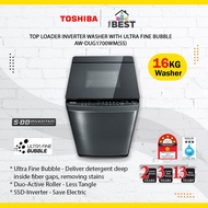 TOSHIBA (16KG) Top Load Fully Auto Inverter Washer AW-DUG1700WM(SS) 洗衣机 Mesin basuh