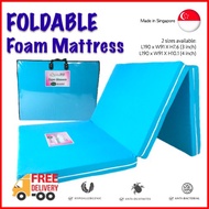 [Deliver in 1-2 days] FOLDABLE foam mattress Single and Queen Size