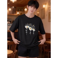 2Y924 [AIYOU] Tshirt Men Lelaki Baju T Shirt Plus Size Wanita Korean Style Crop Top Seluar Clothes P