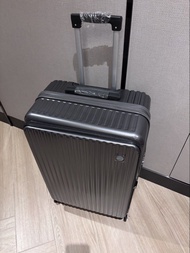 全新深灰色前開揭行李箱 28吋luggage 