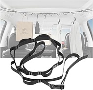 Car Hanging Rope Organizer for Land Rover Range Rover EV 2025, Adjustable Overhead & Trunk Storage S