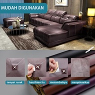 Sticker Stiker Kulit Leather Untuk Menambal Kursi Sofa Bed Sopa Oscar Lem Perekat Kain Jok Motor Mob