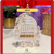 [FAST SHIPPING] Frame Mas Kahwin Beads Exclusive / Frame Mahar / Plat Mas Kahwin