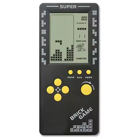 [NEW A09R!】 Tetris Handheld Game Console USB Rechargeable Game Console 4.1 Inch Retro Game Player