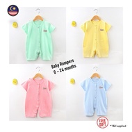 🦛 Baju Bayi Baby Clothing Shirt New Born Infant Anak Lelaki Perempuan Boy Girl Romper Jumpsuit One P